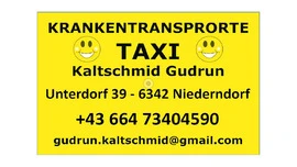Taxi u Krankentransporte - Gudrun Kaltschmid Logo